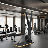 Prix de gros équipement fitness machine de ski commercial et skieur machine d'exercice de ski pour cardio gym
