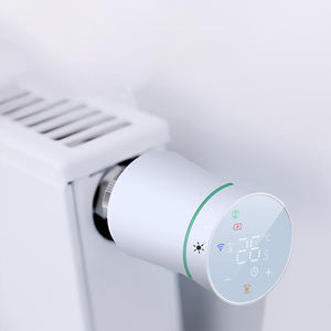 Termostato de válvula de radiador termostático moderno <span class=keywords><strong>BECA</strong></span>, actuador de radiador inteligente programable ZigBee3.0, Control de voz para hoteles - Product Image 1