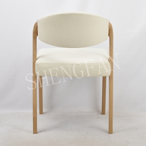 <span class=keywords><strong>Sedie</strong></span> da Pranzo in Legno Stile Nordico, Design Classico e alla Moda, Imbottite, Forma Elegante, Finitura Raffinata, per Casa, Caffetteria e Spiaggia - Product Image 5