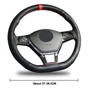 <span class=keywords><strong>Funda</strong></span> Universal <span class=keywords><strong>para</strong></span> <span class=keywords><strong>Volante</strong></span> <span class=keywords><strong>de</strong></span> <span class=keywords><strong>Coche</strong></span>, <span class=keywords><strong>Funda</strong></span> <span class=keywords><strong>de</strong></span> <span class=keywords><strong>Cuero</strong></span> <span class=keywords><strong>de</strong></span> Microfibra Antideslizante, Transpirable, Cosido a Mano, 38cm, Apta <span class=keywords><strong>para</strong></span> EXW - Product Image 4