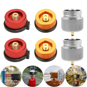 <span class=keywords><strong>Outdoor</strong></span> Camping Gasherd Konverter Camping Herd Butan gas Metall <span class=keywords><strong>adapter</strong></span> Konvertieren Kraftstoff behälter - Product Image 2