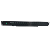 MiTEC Montaje en rack 12V 24V Fuentes de alimentación conmutadas 16 canales con función UPS Distribución de energía CCTV