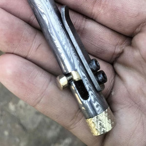 Stylo d'écriture en acier de Damas, outil d'écriture en acier à motifs de haute qualité pour le bureau, les cadres, les entreprises et l'usage professionnel - Product Image 6