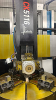 Tour vertical à colonne unique CNC CK5116, robuste, entièrement automatique, pour le traitement des métaux