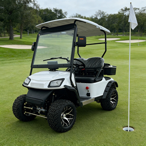 Voiturette de golf électrique 2 places la plus vendue, batterie au lithium, longue portée, charge rapide, véhicule électrique avec accessoires de golf - Product Image 1