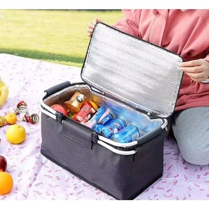 Sac isotherme personnalisé avec logo, grande capacité 18L, panier de pique-nique portable, sacs isothermes de voyage - Product Image 6
