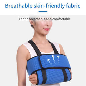 Tali penyangga lengan pengaman olahraga biru yang dapat diatur untuk lengan bawah medis - Product Image 3