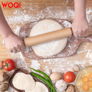 دبوس لف منزلي خشبي عالي الجودة مخصص من WOQI ، دبوس لف خشبي لأدوات الخبز والمعجنات - Product Image 5