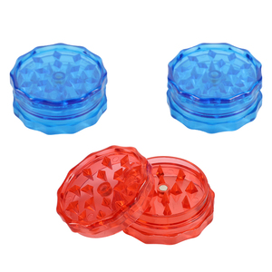 Stock UE 2026 Producto Popular <span class=keywords><strong>Mini</strong></span> Molinillo de Plástico ABS de 40mm Transparente con Forma de Flor de 2 Capas al por Mayor para Uso con Tabaco - Product Image 4