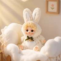 Figurines en peluche Annie Baby Love Angel assises, style dessin animé mignon, boîte mystère surprise, objet de collection, ornement de bureau