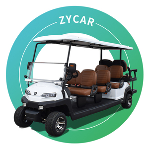 ZYCAR 6+2 8 Kursi Mobil Golf Bermotor Listrik Baterai 72v Mobil Wisata Klub Skuter Golf Listrik - Product Image 1