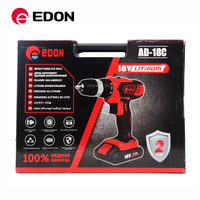 Perceuse sans fil EDON AD-18C 18V, perceuse à batterie