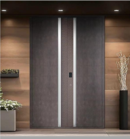 Portails en acier inoxydable et aluminium au design moderne, étanches et thermolaqués, avec fonction antivol pour usage extérieur (vente en gros)