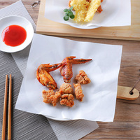 Papier sulfurisé anti-graisse simple face pour cuisine, idéal pour fritures, poulet frit, barbecue, tempura japonais – 500 feuilles/sac