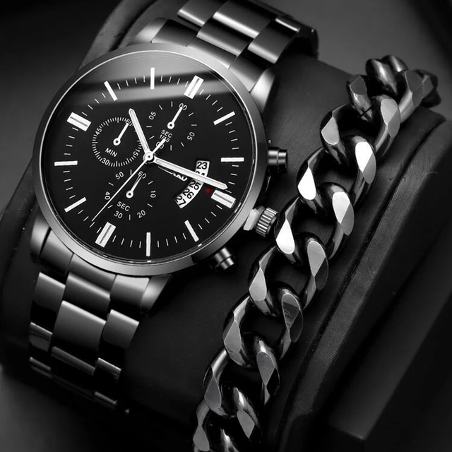 Men's Watch Alloy Business Quartz Analog Formal Watch