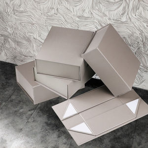 Luxury Custom Skincare Rigid Paperboard Boxes Magnetic Closure <b>Recyclable</b> Reusable <b>Gift</b> Boxes Cosmetics Candle Wallet Use Sponge - Product Image 3