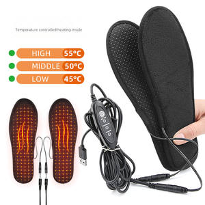 Unisex USB a temperatura controllata scarpe elettriche corte in velluto soletta riscaldante antiscivolo Comfort sportiva con soletta riscaldabile al piede - Product Image 5