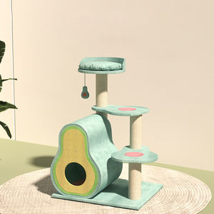 Avocado Pastorale Kattenklimrek Kleine Inzet Ruimtebesparende Huishoudelijke Kattentoren met Geïntegreerd Kattenbed - Product Image 4