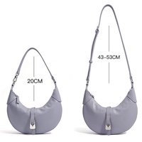 Mode véritable sacs en cuir de vachette Bolsas Para Mujer boulette Sac à bandoulière Sac Pour Femme demi-lune Sac pour femmes dames