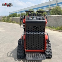 Kostenloser Versand 500kg 600kg Mini-Lader mit Sitz, Mini-Kompaktlader mit Allradantrieb und 4-in-1-Schaufel