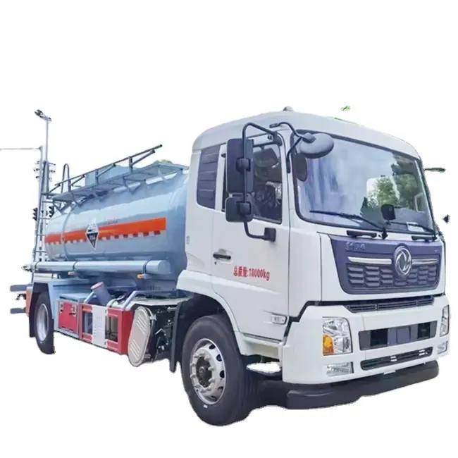 Dongfeng 4x2 10000l liquid acid transport truck chemical liquid tank truck