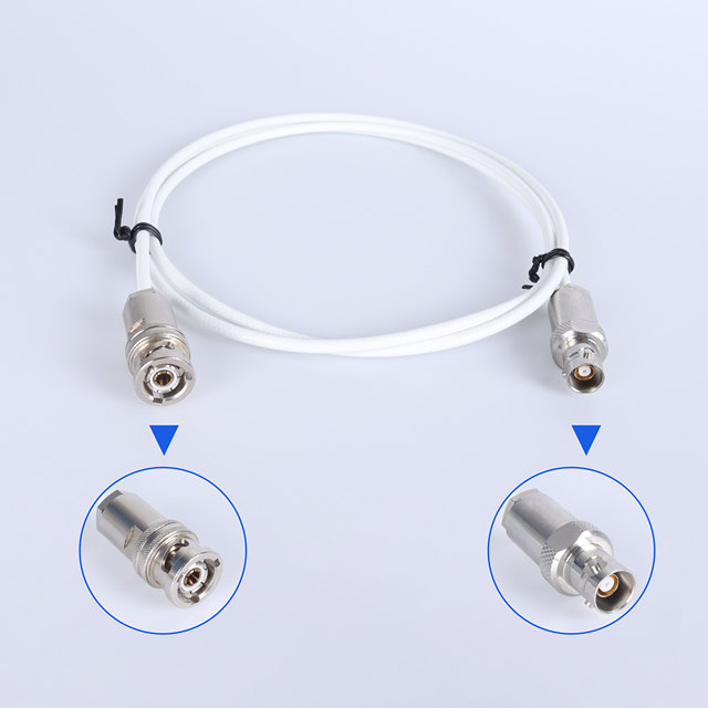 Custom TRX316 Triax Cable 3 Lug TRB Jack to BNC Female Test Lead 50 Ohm Triaxial Extension Harness Assembly