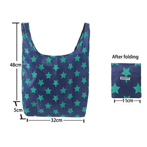 BSCI <span class=keywords><strong>Carrefour</strong></span> <span class=keywords><strong>Sac</strong></span> à provisions en vrac pliable réutilisable en nylon compact écologique - Product Image 4