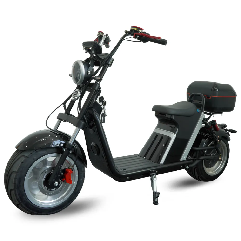 2023 nuovo Design 12 pollici Fat Tires Adult Citycoco Mobility scooter elettrici