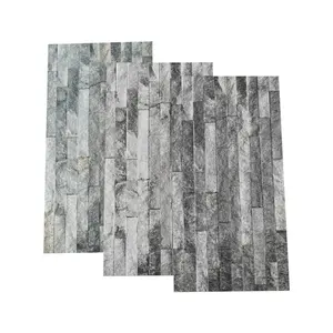 מודרני דקורטיבי אפור זיגוג פורצלן 3d אמבטיה ומטבח קרמיקה חיצוני קיר אריח - Product Image 1