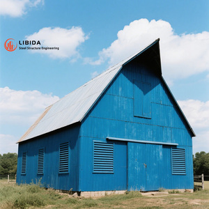 Hot-bán khung thép xây dựng cực Barn đúc sẵn kho kim loại Xây Dựng Bộ dụng cụ Kết Cấu Thép đổ hội thảo - Product Image 5