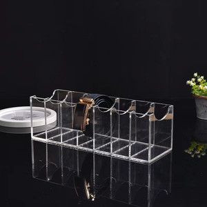 Hộp Đựng Dây Đeo Bằng Nhựa <span class=keywords><strong>Acrylic</strong></span>, Hộp Trưng Bày 5 Ô Cho Dây Đeo Đồng Hồ Đeo Tay Trang Sức Thủ Công - Product Image 4