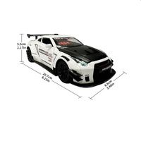 Modèle de voiture de course automobile BETTER Vivid avec horloge numérique, ornements de table
