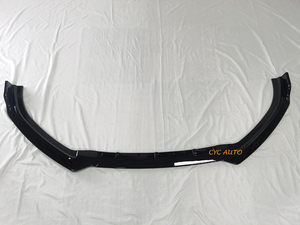 Nouveau Spoiler de Pare-chocs <span class=keywords><strong>Avant</strong></span> de Voiture Style Sport Chromé+Noir+Argent à Visser 100% Compatible avec Audi A3/A4/A5/<span class=keywords><strong>A6</strong></span> <span class=keywords><strong>B8</strong></span>/B85/B9 - Product Image 2