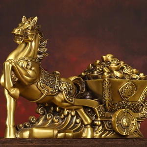 Decoración Artesanal de Caballo y Carruaje: Caballo que trae riqueza, ingotes que atraen cien riquezas, obra maestra. - Product Image 4