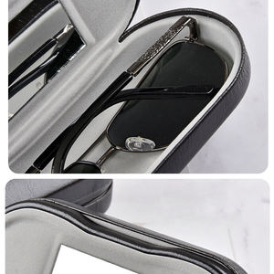 Étui à <span class=keywords><strong>lunettes</strong></span> double <span class=keywords><strong>pour</strong></span> <span class=keywords><strong>2</strong></span> <span class=keywords><strong>paires</strong></span> <span class=keywords><strong>de</strong></span> <span class=keywords><strong>lunettes</strong></span>, étui à <span class=keywords><strong>lunettes</strong></span> portable à double couche, boîte à <span class=keywords><strong>lunettes</strong></span> <span class=keywords><strong>de</strong></span> soleil <span class=keywords><strong>de</strong></span> qualité supérieure - Product Image 5