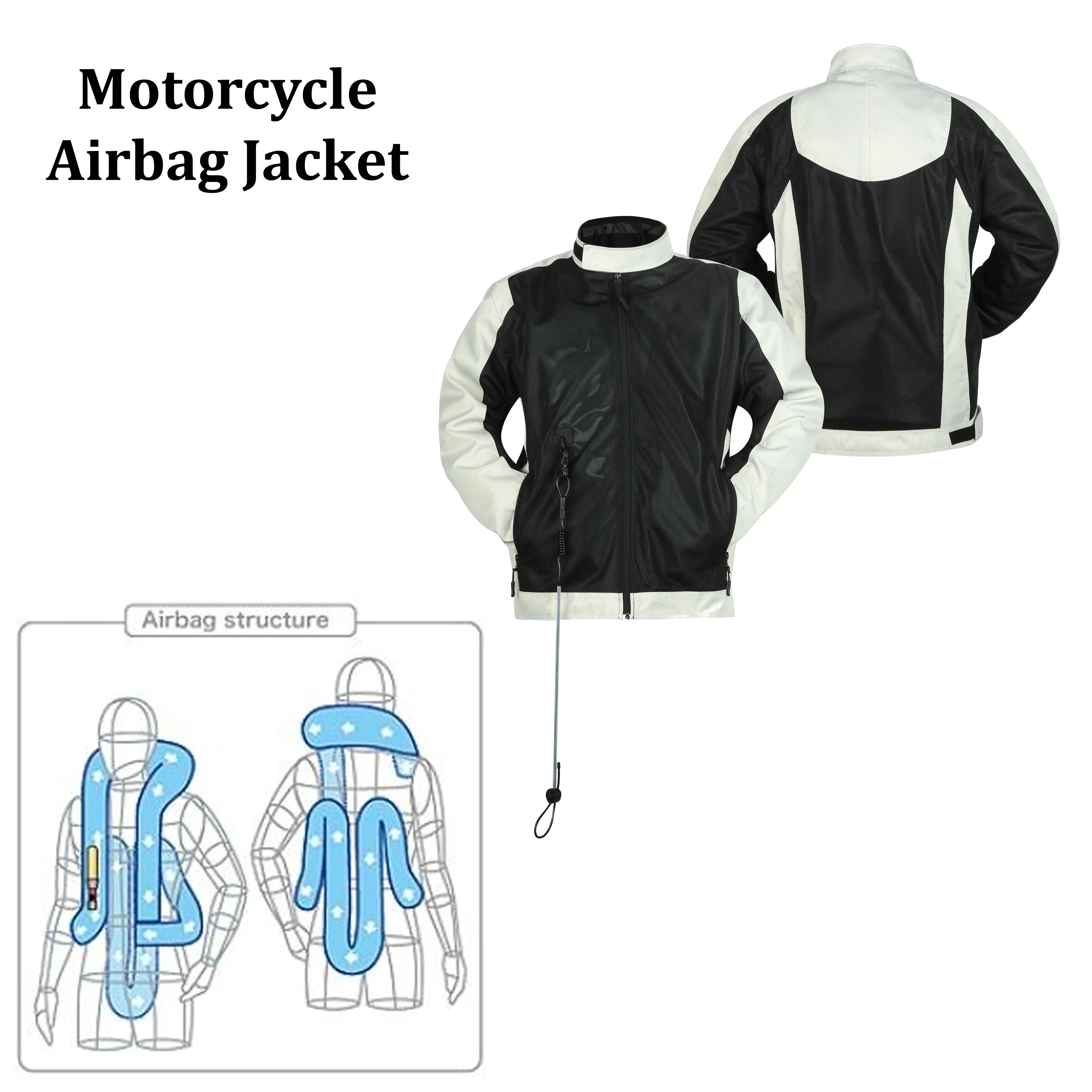 CE zırh rüzgar geçirmez koruyucu donanım su geçirmez siyah erkekler nefes vücudunuzun motosiklet hava yastığı ceket korumak