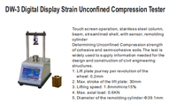 Appareil d'essai de compression inconfondue du sol contrôlée par contrainte électrique de haute précision YF DW-2/3 ASTM