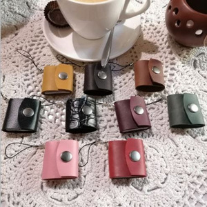 Pet photo keychain, leather <b>mini</b> photo album <b>bag</b>, DIY 1-inch photo album, Father's Day gift. - Product Image 4