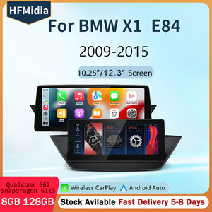 หน้าจอแสดงผลมัลติมีเดีย HFmidia ขนาด 12.3 นิ้ว สำหรับ BMW X1 E84 CIC ปี 2009-2015 รองรับ Wireless CarPlay และ Android Auto เครื่องเล่นวิดีโอในรถยนต์ - Product Image 2