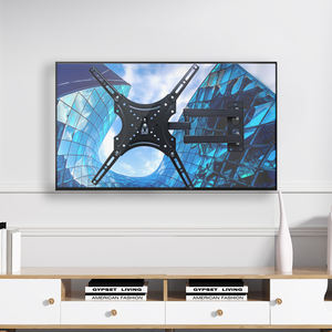 Support mural universel à <span class=keywords><strong>bras</strong></span> articulé pour téléviseurs de 10 à 55 pouces, support <span class=keywords><strong>TV</strong></span> à mouvement complet, mobilier de maison, noir, pour téléviseurs LCD/LED - Product Image 4