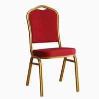 Chaise de salle à manger moderne de luxe empilable, imperméable, durable, avec pieds en métal doré, revêtement en lin, pour la maison, le bureau ou la salle à manger, garantie 5 ans