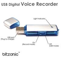 USB Disk Voice Recorder Diktiergerät Wiederauf ladbarer Aufnahme stift USB Flash Drive Digital Voice Recorder
