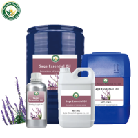 Huile Essentielle de Sauge Pure (Salvia Officinalis) 100% Naturelle Distillée à la Vapeur Fraîche, à Base de Plantes, pour Tous Types de Peau, Aromathérapie