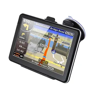 GPS mobil 7 inci, layar kapasitif navigasi FM bawaan 8GB/256M WinCE 6.0 peta truk Navigator gps untuk pelopor