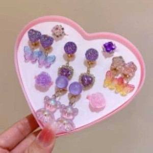 Vendita calda di tendenza moda Clip-On croce di fiori di cristallo per le donne carino stile Punk Boho gioielli da sposa disponibili all'ingrosso - Product Image 1