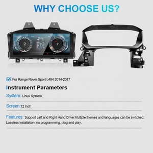 NaviHua 12.3" <b>Car</b> Digital Cluster <b>for</b> Range Rover Sport L494 2014 2017 Auto LCD Dashboard <b>Speedometer</b> Virtual Cockpit Upgrade - Product Image 2