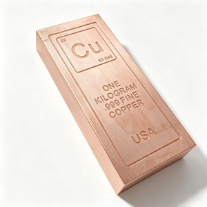 Lingot de <span class=keywords><strong>cuivre</strong></span> pur à 99,9 % de 1 <span class=keywords><strong>kg</strong></span> sur mesure – Barre de <span class=keywords><strong>cuivre</strong></span> pur d'un kilogramme – Fabrication professionnelle – Faible MOQ – Investissement en poids - Product Image 1