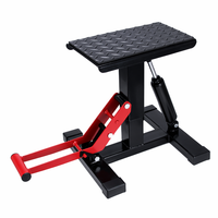 Support de levage hydraulique professionnel pour moto, tabouret d'entretien réglable avec plateforme antidérapante pour motos tout-terrain et motocross
