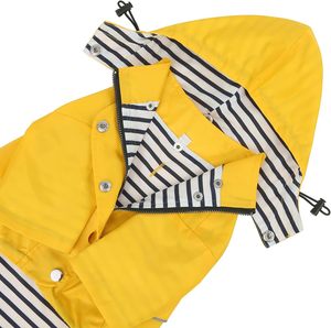 Dog Raincoat Waterproof Dog Jacket Adjustable Hooded Windproof Full Coverage Pet Summer Lightweight Raincoat <b>for</b> Outdoor Walking - Product Image 3