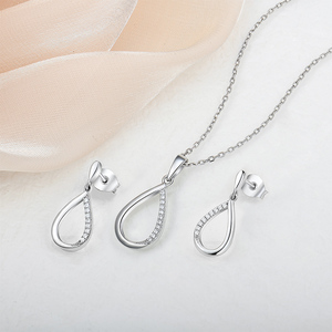 Nouvelle tendance 925 boucles d'oreilles en argent Sterling exquis bijoux fins Zircon boucles d'oreilles pour les femmes - Product Image 3